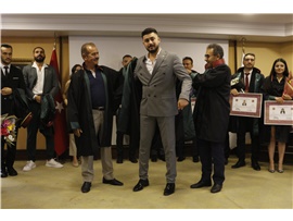 37 STAJYER AVUKATIMIZ CÜBBE GİYDİ