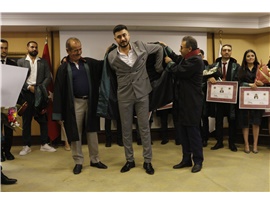 37 STAJYER AVUKATIMIZ CÜBBE GİYDİ
