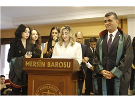 37 STAJYER AVUKATIMIZ CÜBBE GİYDİ