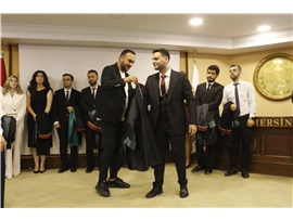 37 STAJYER AVUKATIMIZ CÜBBE GİYDİ