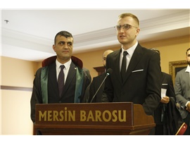37 STAJYER AVUKATIMIZ CÜBBE GİYDİ