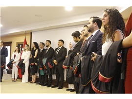 37 STAJYER AVUKATIMIZ CÜBBE GİYDİ