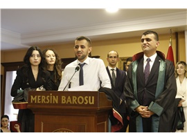 37 STAJYER AVUKATIMIZ CÜBBE GİYDİ