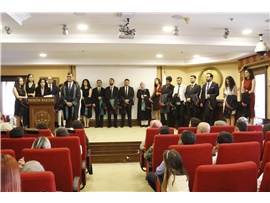 37 STAJYER AVUKATIMIZ CÜBBE GİYDİ
