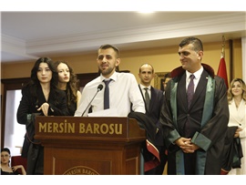 37 STAJYER AVUKATIMIZ CÜBBE GİYDİ