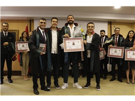 37 STAJYER AVUKATIMIZ CÜBBE GİYDİ