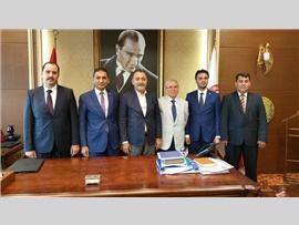 Mersin İdman Yurdu Kulübü Başkanı; Sayın Ali TEKİN'in Ziyareti