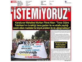 BASINDA BAROMUZ (Polipropilen Tesisi bilirkişi incelemesi yapıldı)
