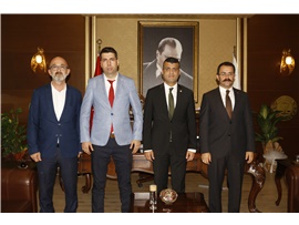 TARSUS C. BAŞSAVCISI VE ADALET KOMİSYONU BAŞKANI ZİYARET ETTİ