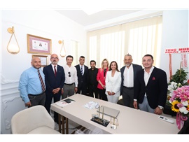 MESLEKTAŞIMIZIN OFİS AÇILIŞINA KATILDIK