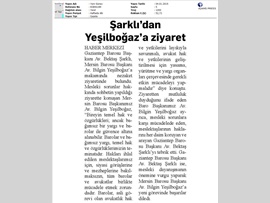 BASINDA BAROMUZ (Gaziantep Barosu Başkanı'ndan Baro Başkanımıza Ziyaret)