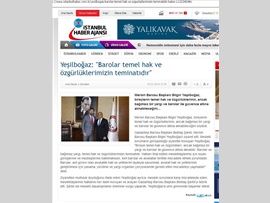 BASINDA BAROMUZ (Gaziantep Barosu Başkanı'ndan Baro Başkanımıza Ziyaret)