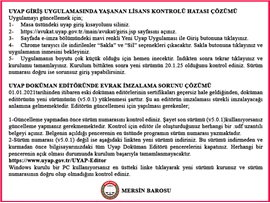 UYAP GİRİŞ UYGULAMASINDA YAŞANAN LİSANS KONTROLÜ HATASI ÇÖZÜMÜ