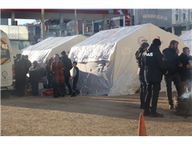 BARO BAŞKANIMIZ BİLGİN YEŞİLBOĞAZ, DEPREM BÖLGESİNİ ZİYARET ETTİ