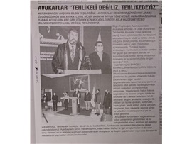 Tehlikedeki Avukatlar Günü Basın Açıklaması