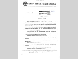 PROJE KAPSAMINDA AİHM'YE VE AVRUPA KONSEYİ'NE YAPILACAK GÖREVLENDİRMEYE BAŞVURU
