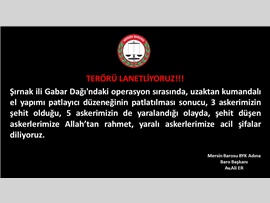 Terörü Lanetliyoruz!!!