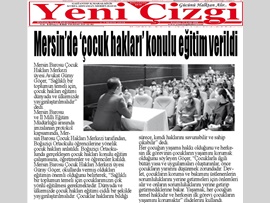 BASINDA BAROMUZ (Av. Güray Göçer: ".Çocuk Hakları Eğitimi Yaygınlaştırılmalıdır"