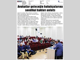 BASINDA BAROMUZ (Avukatlar Geleceğin Hukukçularına Sendikal Hakları Anlattı)