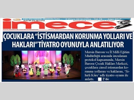 BASINDA BAROMUZ (Çocuklara Cinsel İstismar ve Hakları Tiyatro Oyunu ile Anlatıldı)