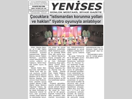 BASINDA BAROMUZ (Çocuklara Cinsel İstismar ve Hakları Tiyatro Oyunu ile Anlatıldı)