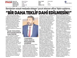 BASINDA BAROMUZ (Baro Başkanları: "Çocuk İstismarı Affı Gündemden Kalkmalı")