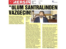 BASINDA BAROMUZ (Yeşilboğaz: "Akkuyu Ölüm Santralinden Vazgeçin")