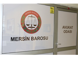 MERSİN ADLİYESİ ZEMİN KATTAKİ BARO ODAMIZ TAŞINDI VE YENİDEN TEŞRİF EDİLDİ