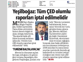 BASINDA BAROMUZ (Baro Başkanımız Av. Bilgin Yeşilboğaz'dan Balık Çiftliklerine Tepki)
