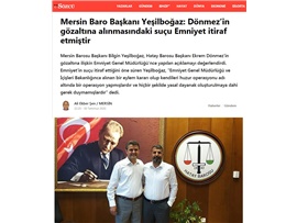 BASINDA BAROMUZ (Yeşilboğaz, "Dönmez'in Gözaltına Alınmasındaki Suçu Emniyet İtiraf Etmiştir")