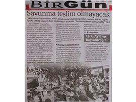 BASINDA BAROMUZ (Kuğulu Park'ta Savunma Nöbeti)