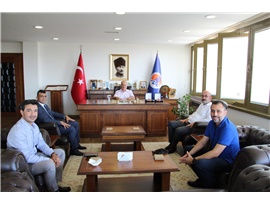 BARO BAŞKANIMIZ ÖZDEMİR'DEN, MERSİN ÜNİVERSİTESİ REKTÖRLÜĞÜ’NE İADE-İ ZİYARET