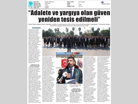 BASINDA BAROMUZ (Adli Yıl Açılışı)