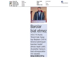 BASINDA BAROMUZ (Baroların Dizayn Edilmek İstenmesine Tepki)