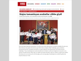 BASINDA BAROMUZ (10 Avukat Cübbe Giyip Ruhsat Aldı)
