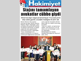 BASINDA BAROMUZ (10 Avukat Cübbe Giyip Ruhsat Aldı)