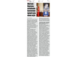 BASINDA BAROMUZ (Baro seçimlerinin ertelenmesine tepki ve açılan dava)