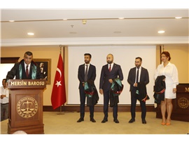 5 STAJYER AVUKATIMIZ CÜBBE GİYDİ