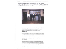 Mersin Adliye binası genişliyor