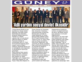 BASINDA BAROMUZ (Adli Yardım Sosyal Devlet İlkesidir)