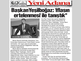 BASINDA BAROMUZ (Yeni Konkordato Hukuku Semineri)