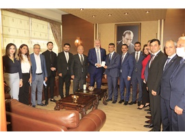 İYİ PARTİ GENEL MERKEZ VE İL YÖNETİMİNDEN BAROMUZA ZİYARET