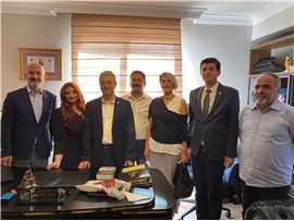 MESLEKTAŞIMIZIN OFİS AÇILIŞINA KATILDIK