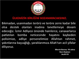 İZMİR'DE HAİN TERÖR SALDIRISI