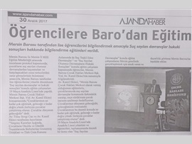 BASINDA BAROMUZ (19 Mayıs Anadolu Lisesi'nde Eğitim: "Çocuklar Dünyanın Geleceğidir" )