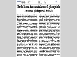 BASINDA BAROMUZ (Avukatlara Ek Gösterge Başvurusu)