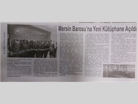 BASINDA BAROMUZ (Baromuza Yeni Kütüphane Açıldı)