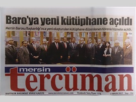 BASINDA BAROMUZ (Baromuza Yeni Kütüphane Açıldı)