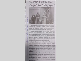 BASINDA BAROMUZ (Tarsus'ta Yemin Töreni Yapıldı)