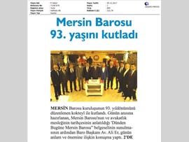 BASINDA BAROMUZ (Baromuz 93. Yaşını Kutladı)